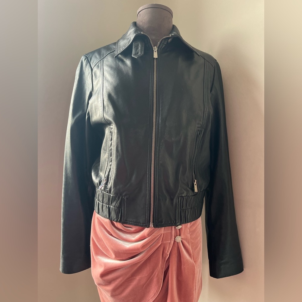 Genuine Leather Bomber Jacket Super Soft